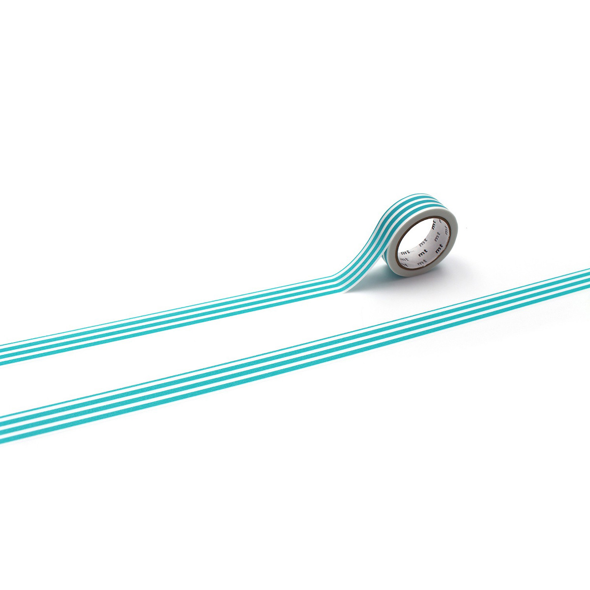 カモ井／マスキングテープ　ｍｔ　１Ｐ　ボーダー・ソーダ　ＭＴ０１Ｄ３８５Ｒ