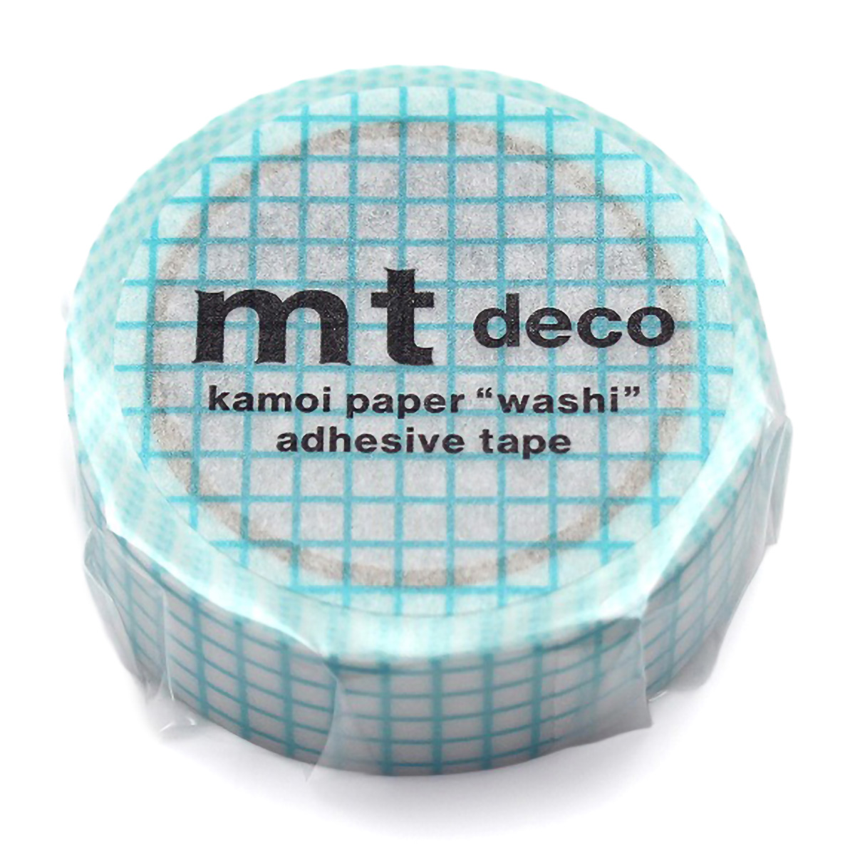 カモ井／マスキングテープ　ｍｔ　１Ｐ　方眼・ミントブルー　ＭＴ０１Ｄ３９５Ｒ