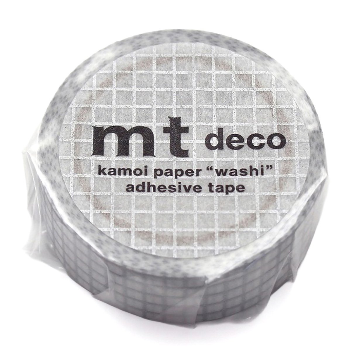 カモ井／マスキングテープ　ｍｔ　１Ｐ　方眼・銀　ＭＴ０１Ｄ３９９Ｒ