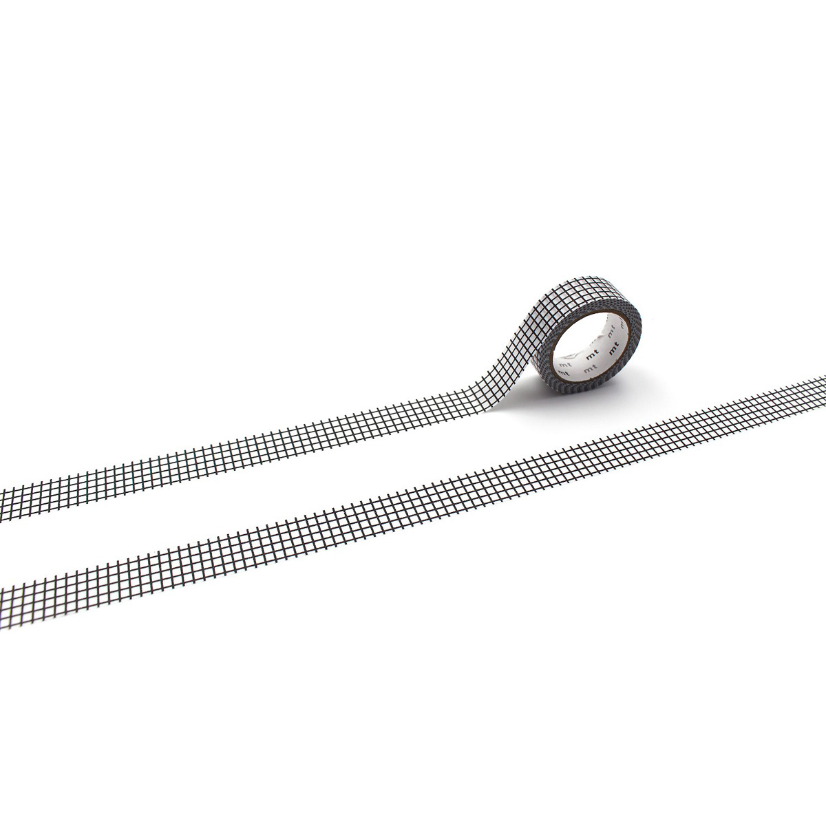 カモ井／マスキングテープ　ｍｔ　１Ｐ　方眼・ブラック　ＭＴ０１Ｄ４００Ｒ