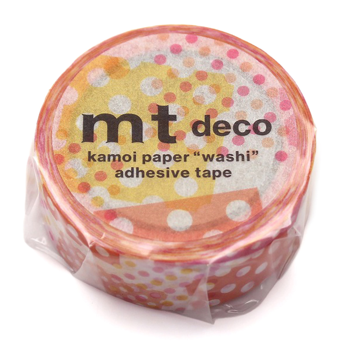 カモ井／マスキングテープ　ｍｔ　１Ｐ　ネガポジドット・ピンク　ＭＴ０１Ｄ４２２Ｒ