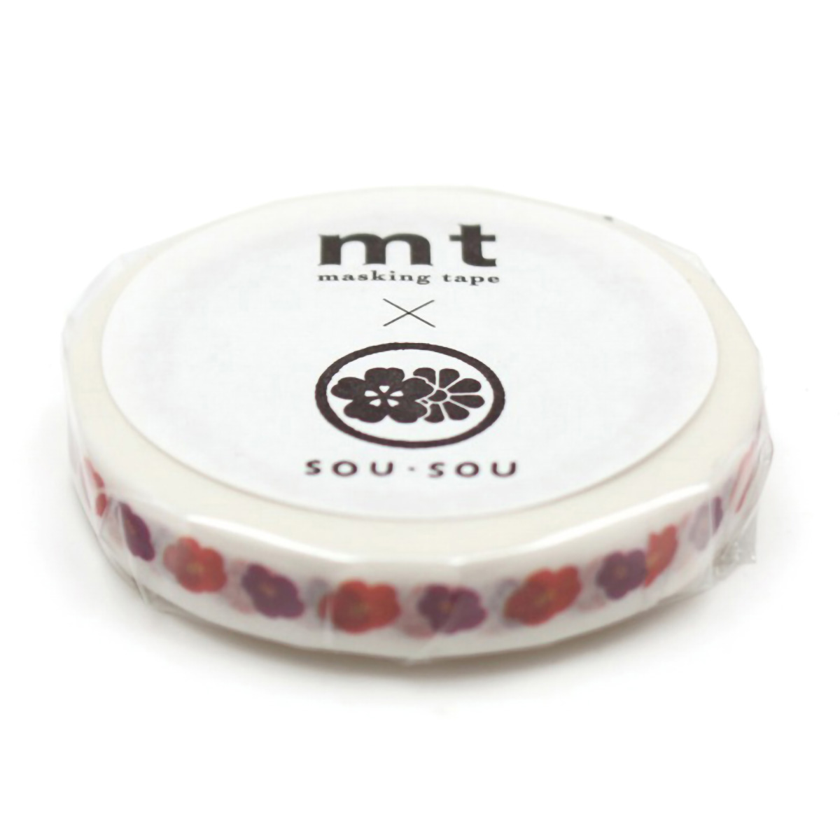 カモ井／マスキングテープ　ｍｔ　ＳＯＵ・ＳＯＵ　花椿　　ＭＴＳＯＵ１５