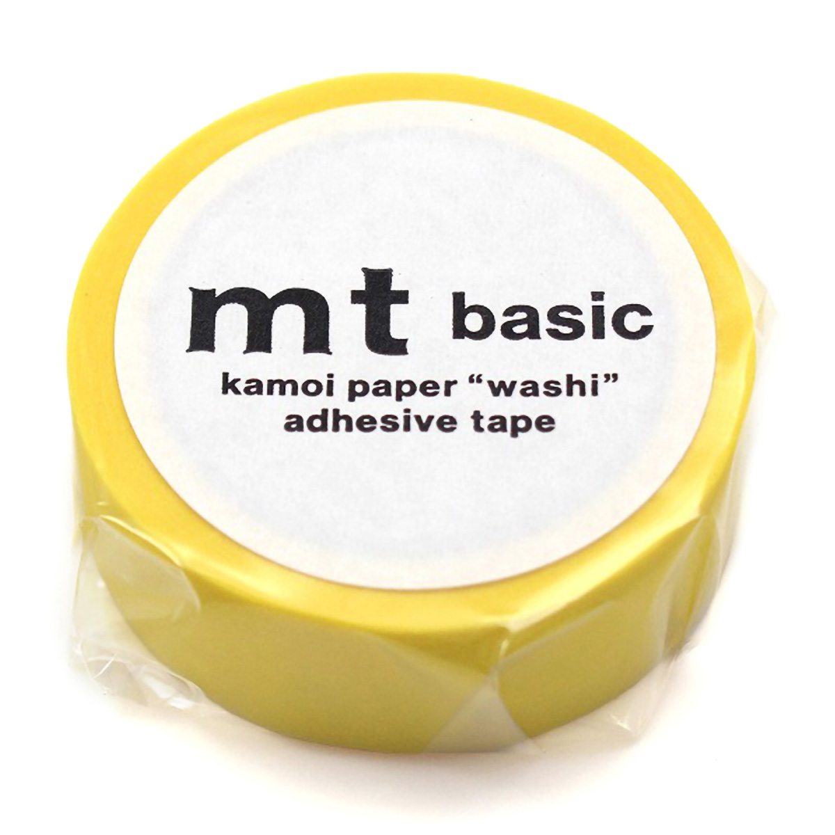 カモ井／マスキングテープ　ｍｔ　１Ｐ　マットイエロー　ＭＴ０１Ｐ５１２