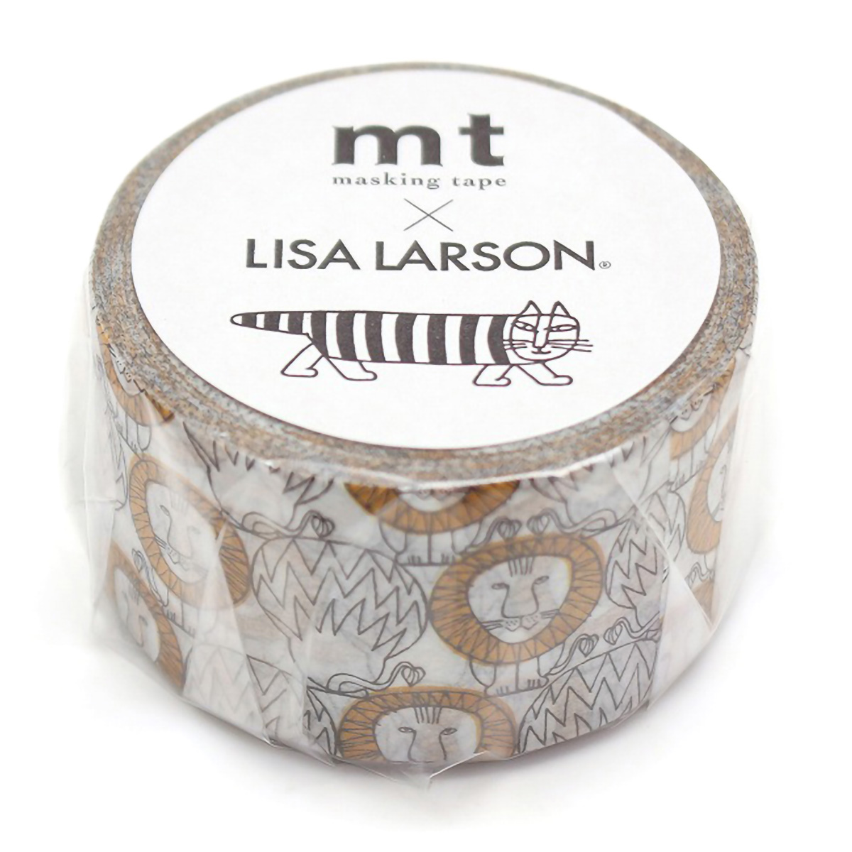 カモ井／マスキングテープ　ｍｔ　Ｌｉｓａ　Ｌａｒｓｏｎ　ライオン　ＭＴＬＩＳＡ１８