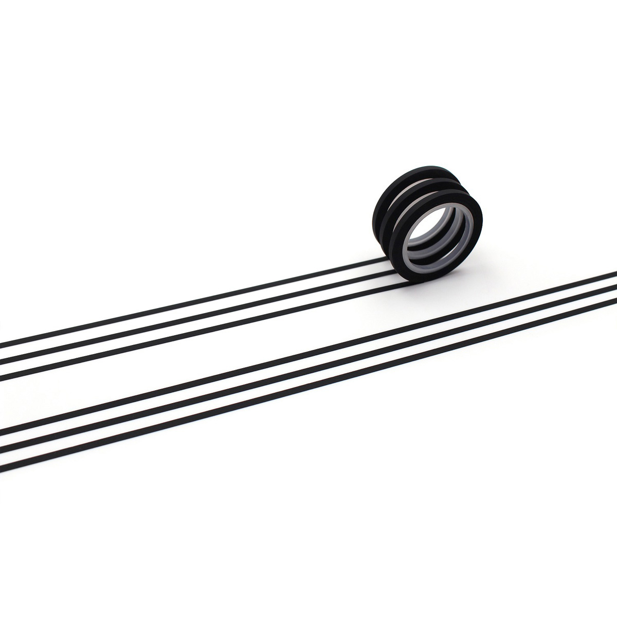 カモ井／マスキングテープ　ｍｔ　ｓｌｉｍ　３ｍｍ　マットブラック　　ＭＴＳＬＩＭＳ１１Ｒ