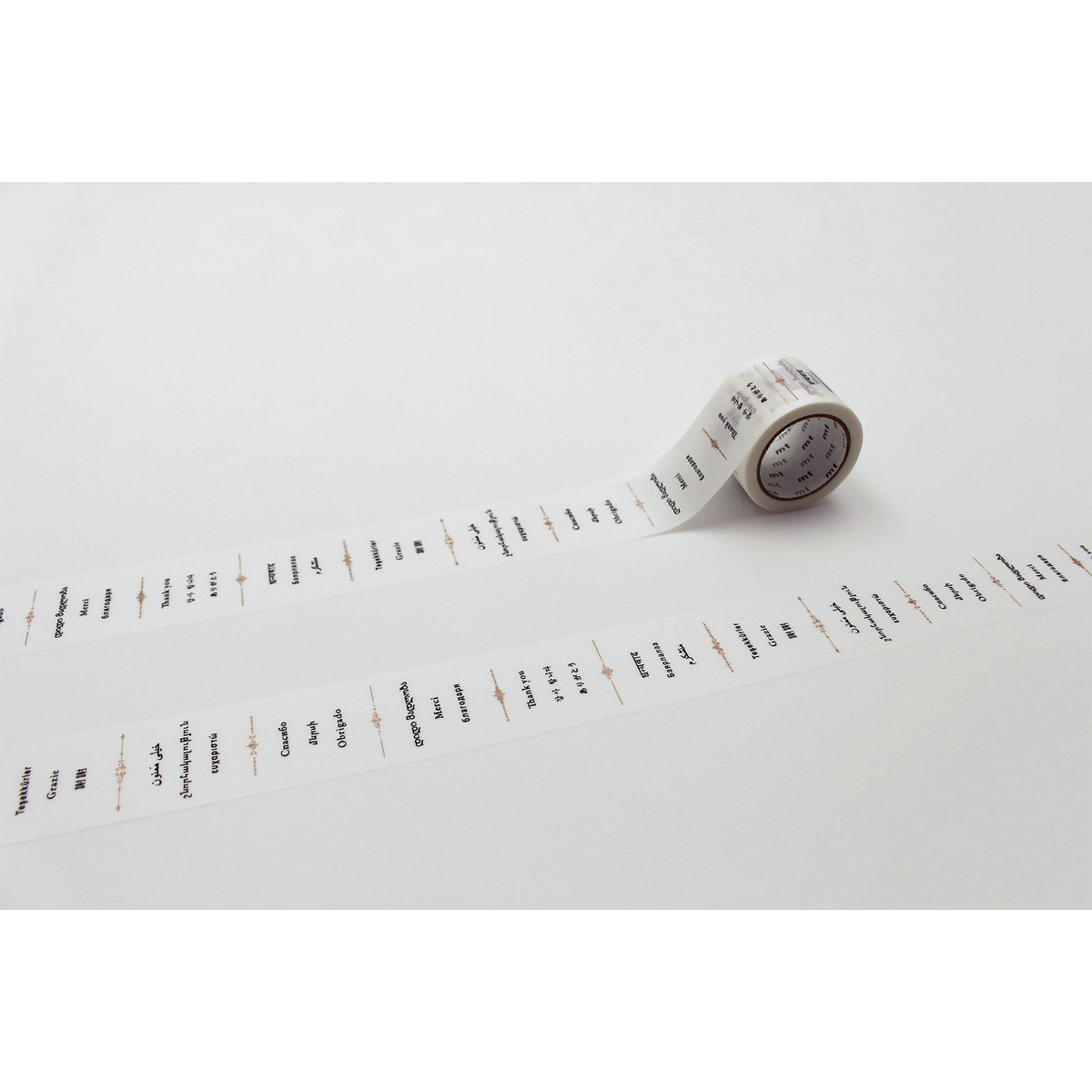 カモ井／マスキングテープ　ｍｔ　ｅｘ　世界の言葉　ありがとうＲ　ＭＴＥＸ１Ｐ５７Ｒ