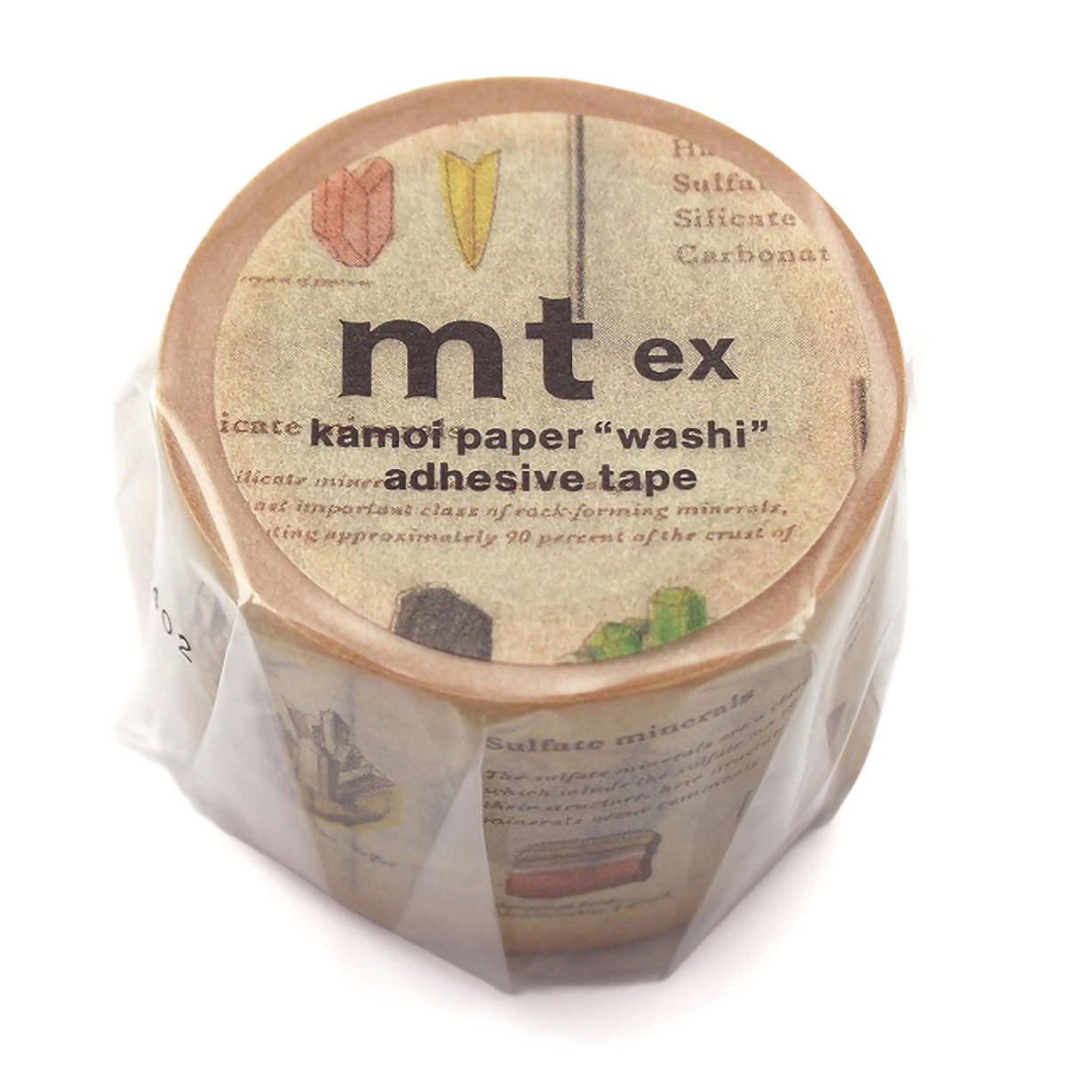 カモ井／マスキングテープ　ｍｔ　ｅｘ　図鑑・鉱物　ＭＴＥＸ１Ｐ７１Ｒ