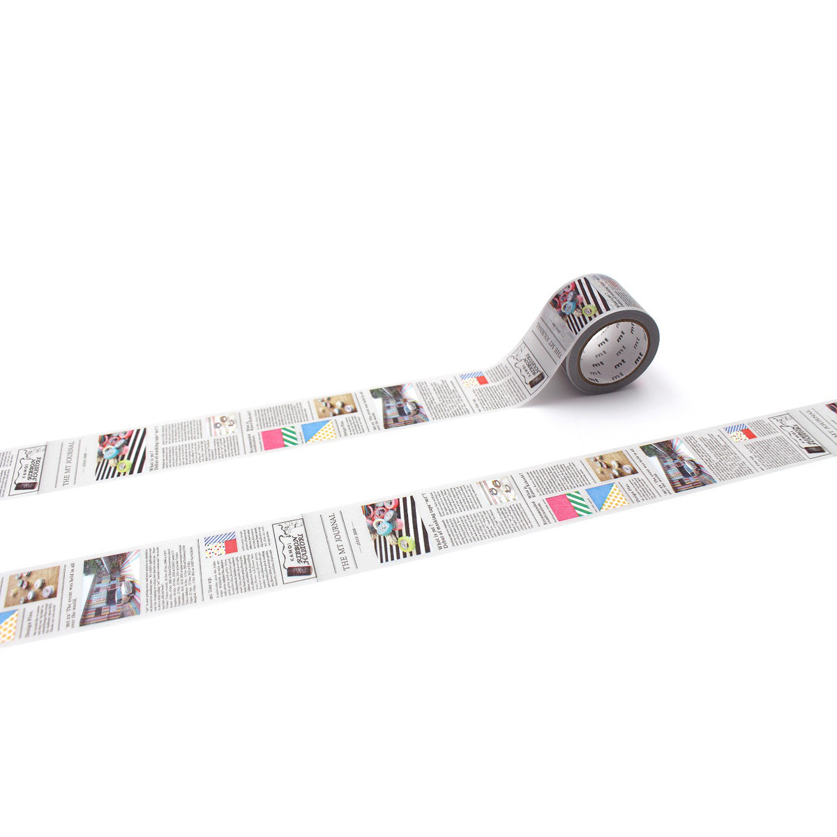 カモ井／マスキングテープ　ｍｔ　ｅｘ　英字新聞　　ＭＴＥＸ１Ｐ７５Ｒ