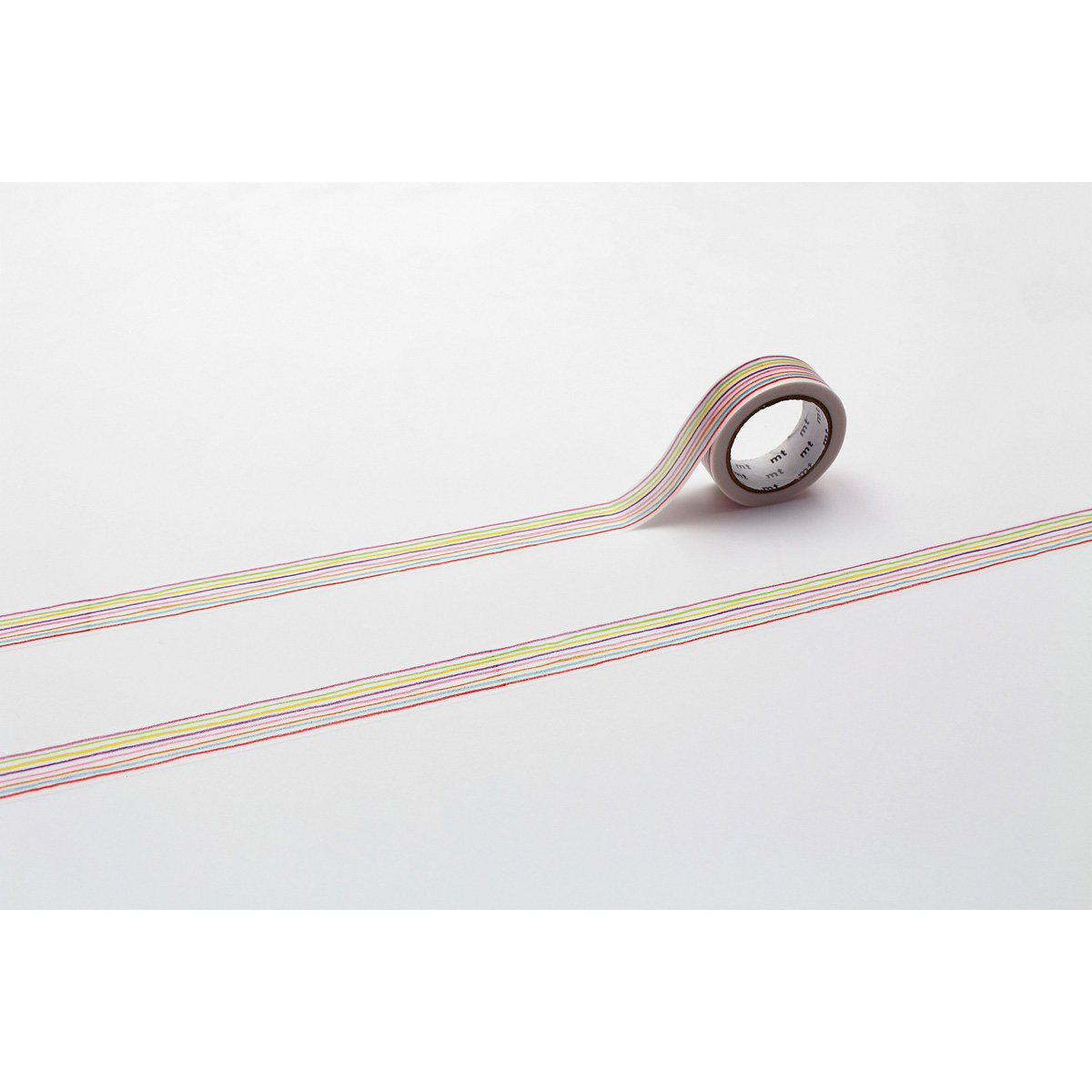 カモ井／マスキングテープ　ｍｔ　ｅｘ　色えんぴつ・ボーダー　　ＭＴＥＸ１Ｐ７８Ｒ