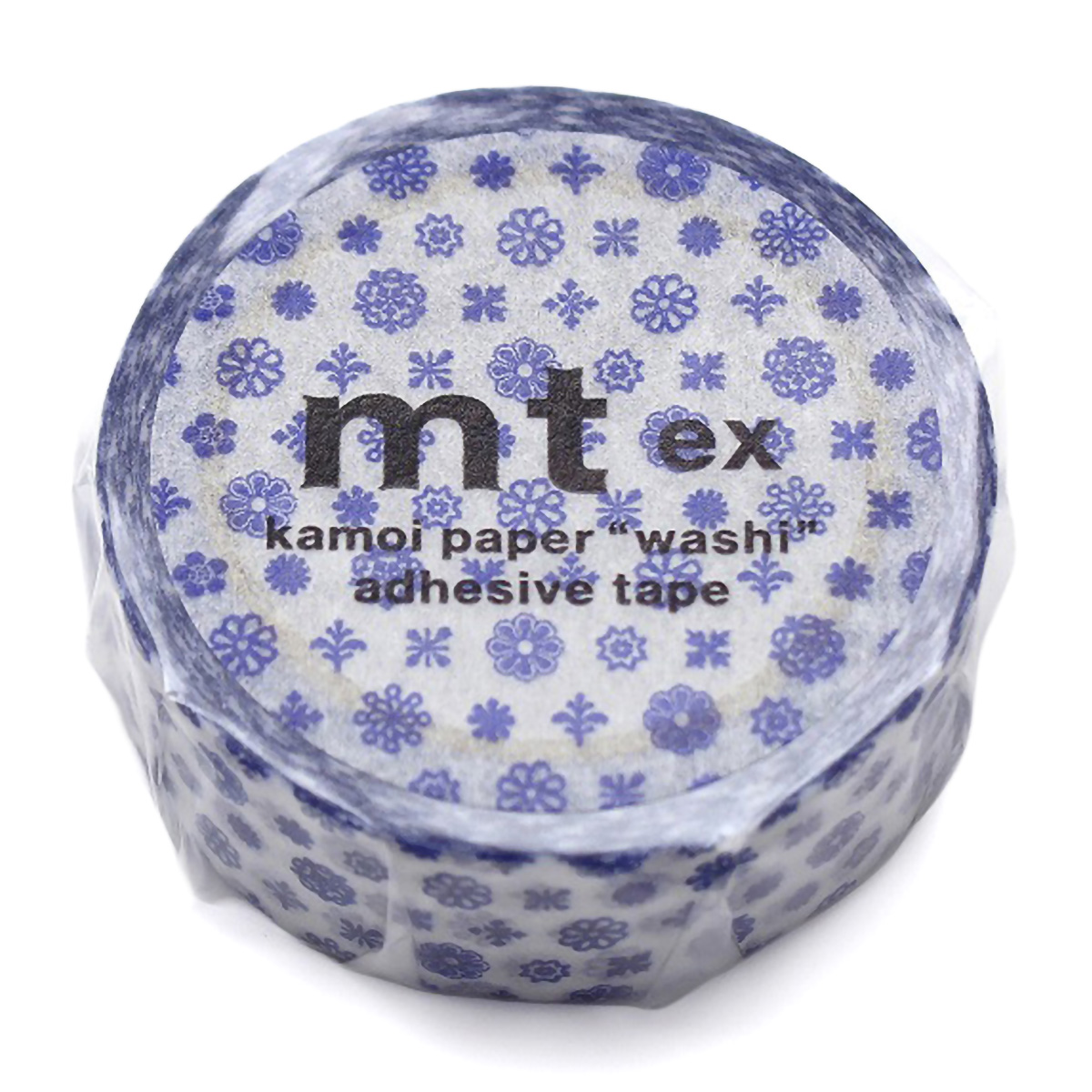 カモ井／マスキングテープ　ｍｔ　ｅｘ　小花・活字　ＭＴＥＸ１Ｐ１００Ｒ