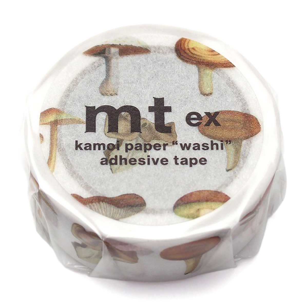 カモ井／マスキングテープ　ｍｔ　ｅｘ　きのこ　ＭＴＥＸ１Ｐ１１９Ｒ