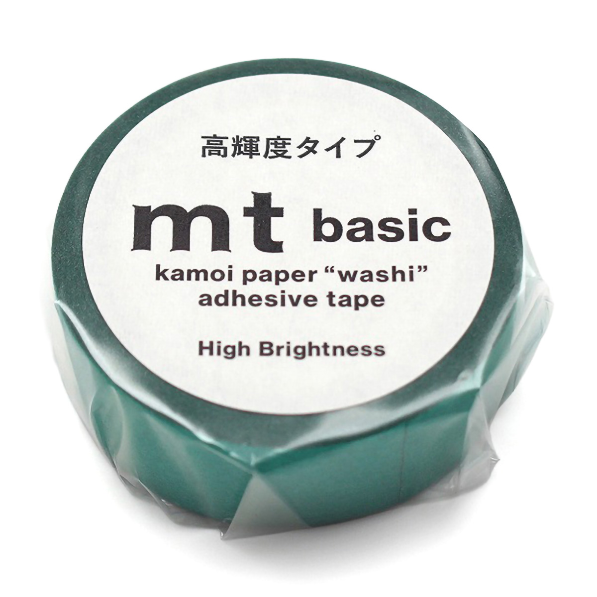 カモ井／マスキングテープ　ｍｔ　１Ｐ　高輝度グリーン　ＭＴ０１Ｐ５３８