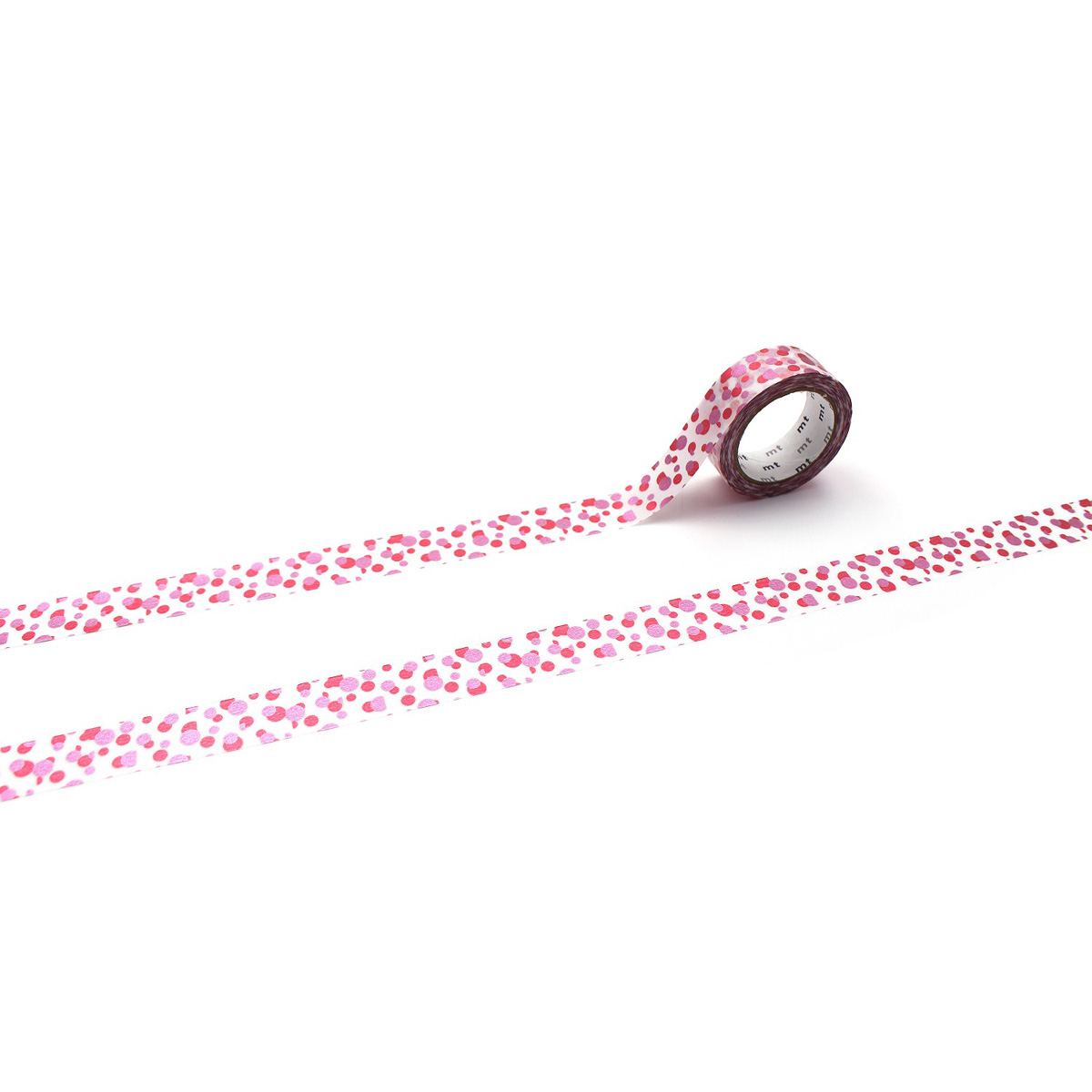 カモ井／マスキングテープ　ｍｔ　１Ｐ　高輝度　散らばるドット　ＭＴ０１Ｄ５４２