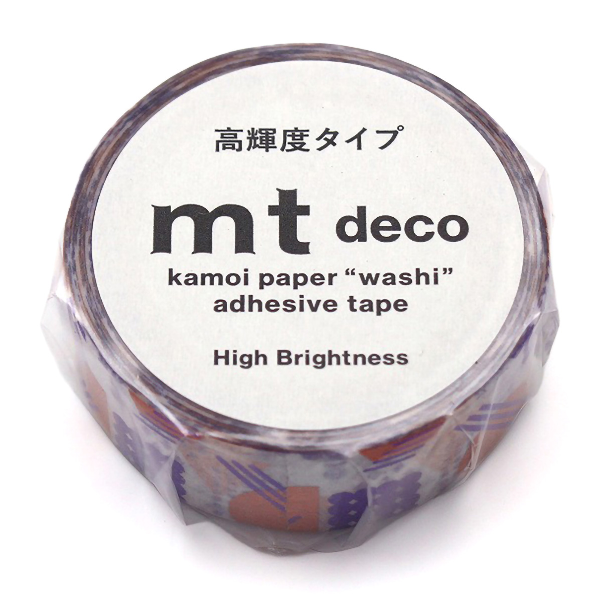 カモ井／マスキングテープ　ｍｔ　１Ｐ　高輝度　重なる幾何学　ＭＴ０１Ｄ５４４