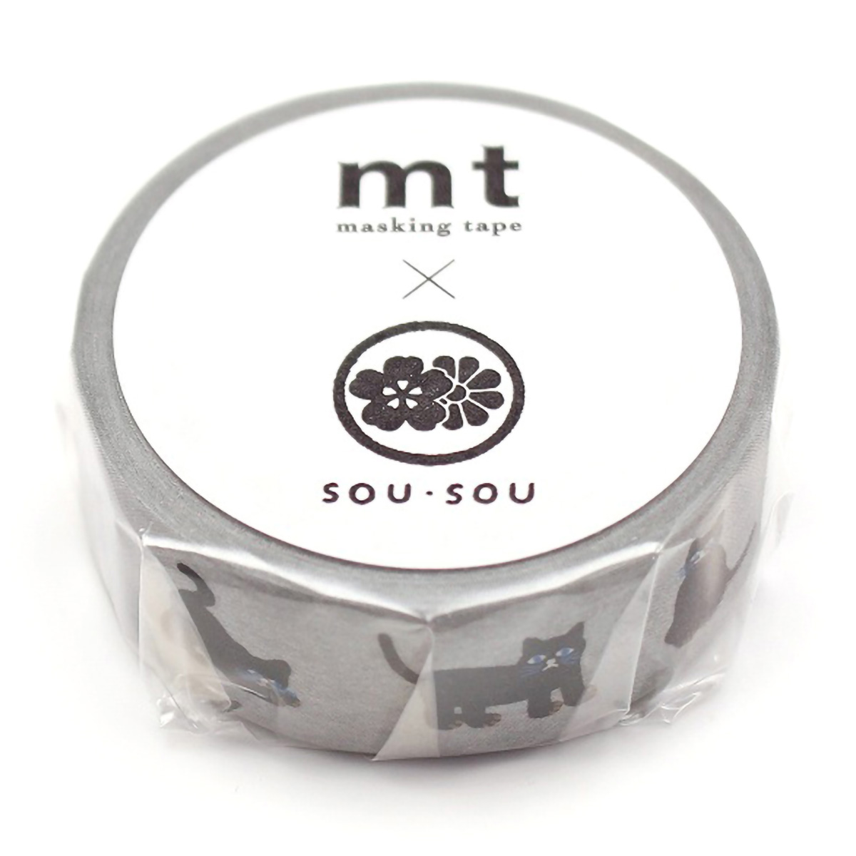 カモ井／マスキングテープ　ｍｔ　ＳＯＵ・ＳＯＵ　ねこ　ＭＴＳＯＵ２５