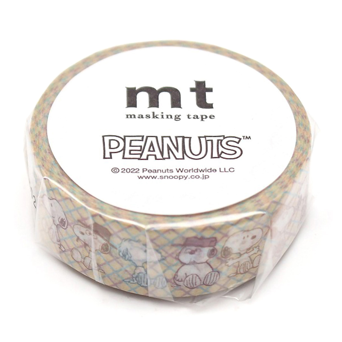 カモ井／マスキングテープ　ｍｔ　Ｐｅａｎｕｔｓ　スヌーピー兄弟　ＭＴＰＮＵＴ０６