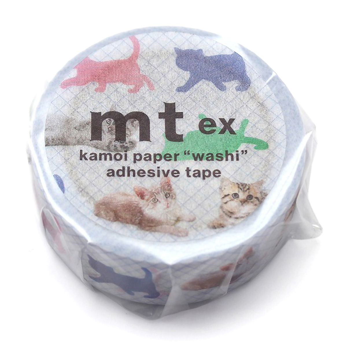 カモ井／マスキングテープ　ｍｔ　ｅｘ　子猫　ＭＴＥＸ１Ｐ２０８