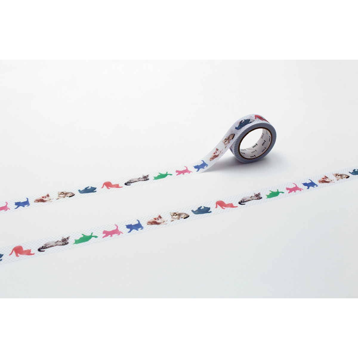 カモ井／マスキングテープ　ｍｔ　ｅｘ　子猫　ＭＴＥＸ１Ｐ２０８