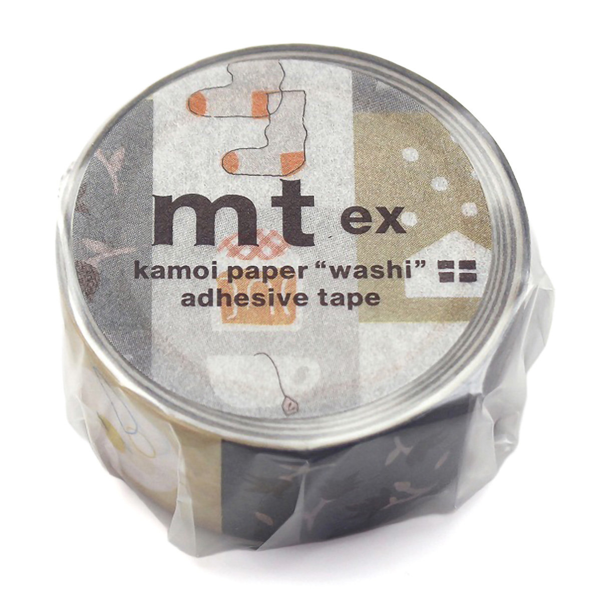 カモ井／マスキングテープ　ｍｔ　ｅｘ　秋冬モチーフ　ＭＴＥＸ１Ｐ２１３