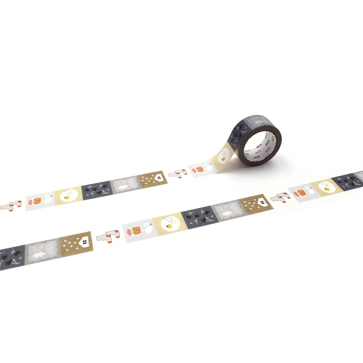 カモ井／マスキングテープ　ｍｔ　ｅｘ　秋冬モチーフ　ＭＴＥＸ１Ｐ２１３