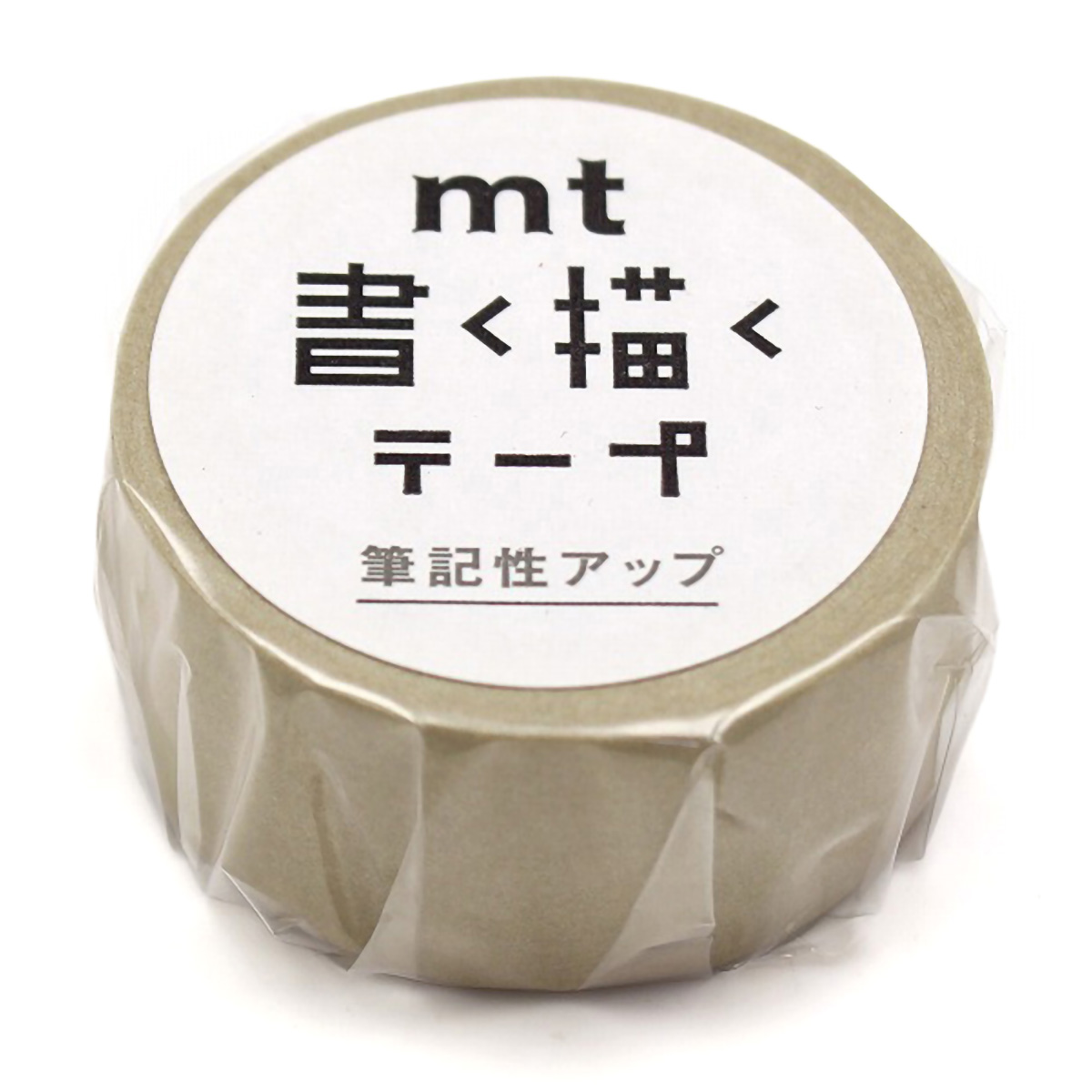 カモ井／マスキングテープ　ｍｔ　書く描くテープ　くすみイエロー　ＭＴＫＡＫＵ０４