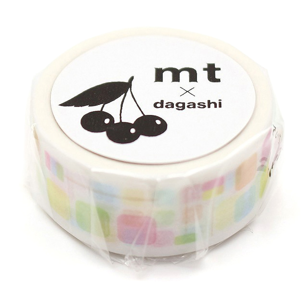 カモ井／マスキングテープ　ｍｔ×駄菓子　共親製菓　さくらんぼ餅パターン　ＭＴＤＡＧＡ００１