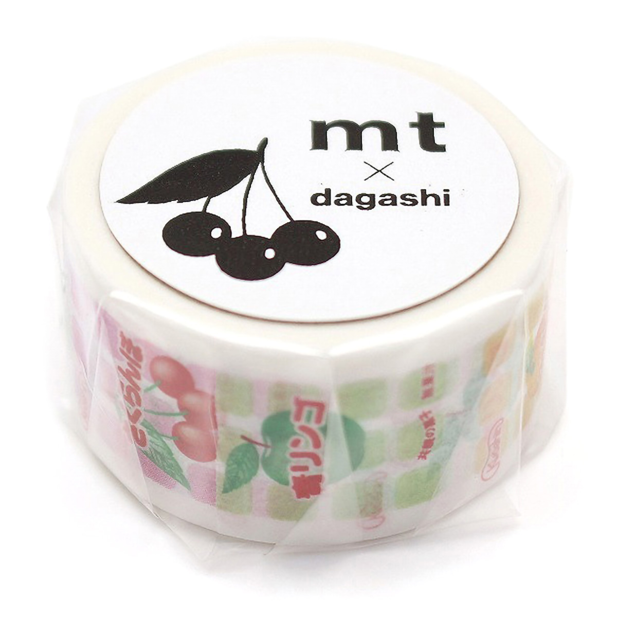 カモ井／マスキングテープ　ｍｔ×駄菓子　共親製菓　さくらんぼ餅シリーズ　ＭＴＤＡＧＡ００２