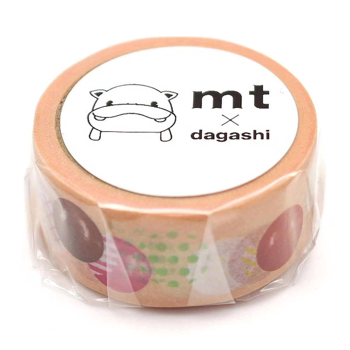 カモ井／マスキングテープ　ｍｔ×駄菓子　チーリン製菓　カラーチョコ　ＭＴＤＡＧＡ０１９