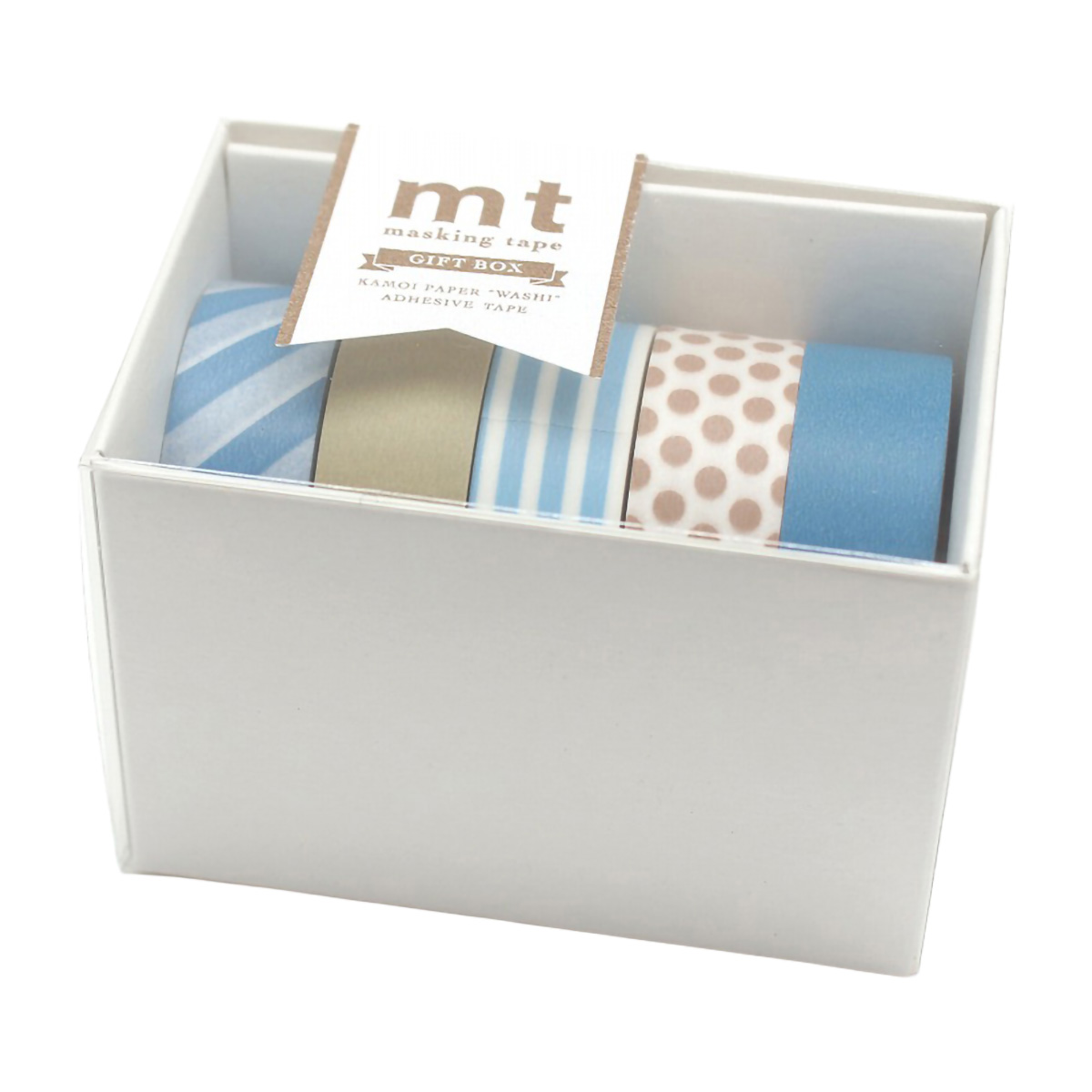 カモ井／マスキングテープ　ｍｔ　ギフトボックス・グレイッシュ　ＭＴ０５Ｇ０１４