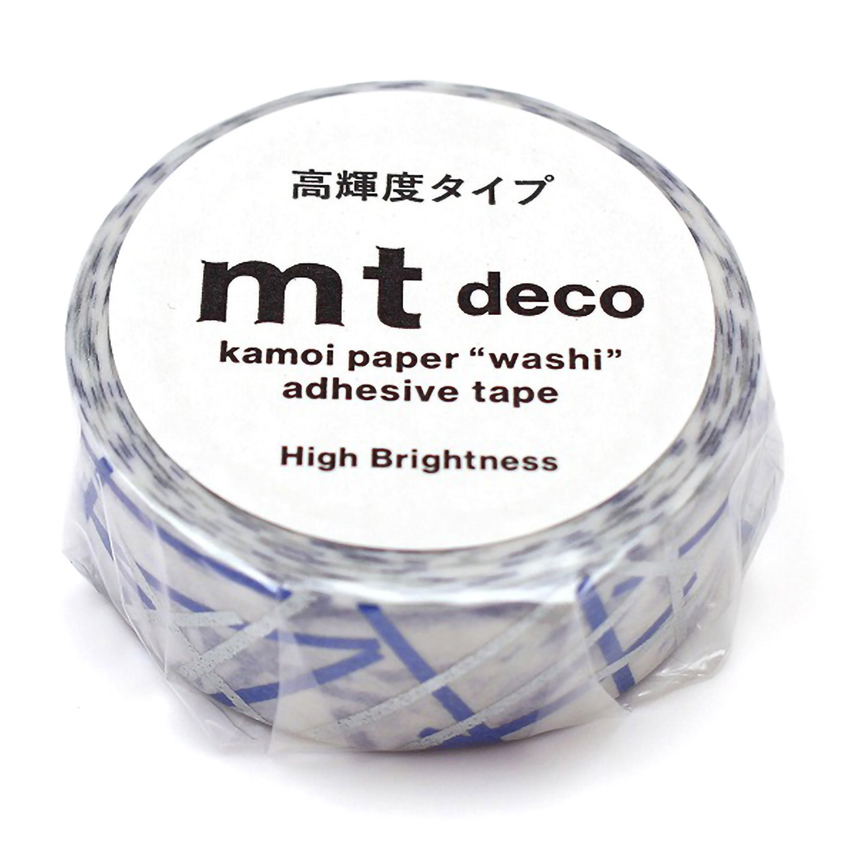 カモ井／マスキングテープ　ｍｔ　１Ｐ　高輝度　ランダムライン　ＭＴ０１Ｄ５６３