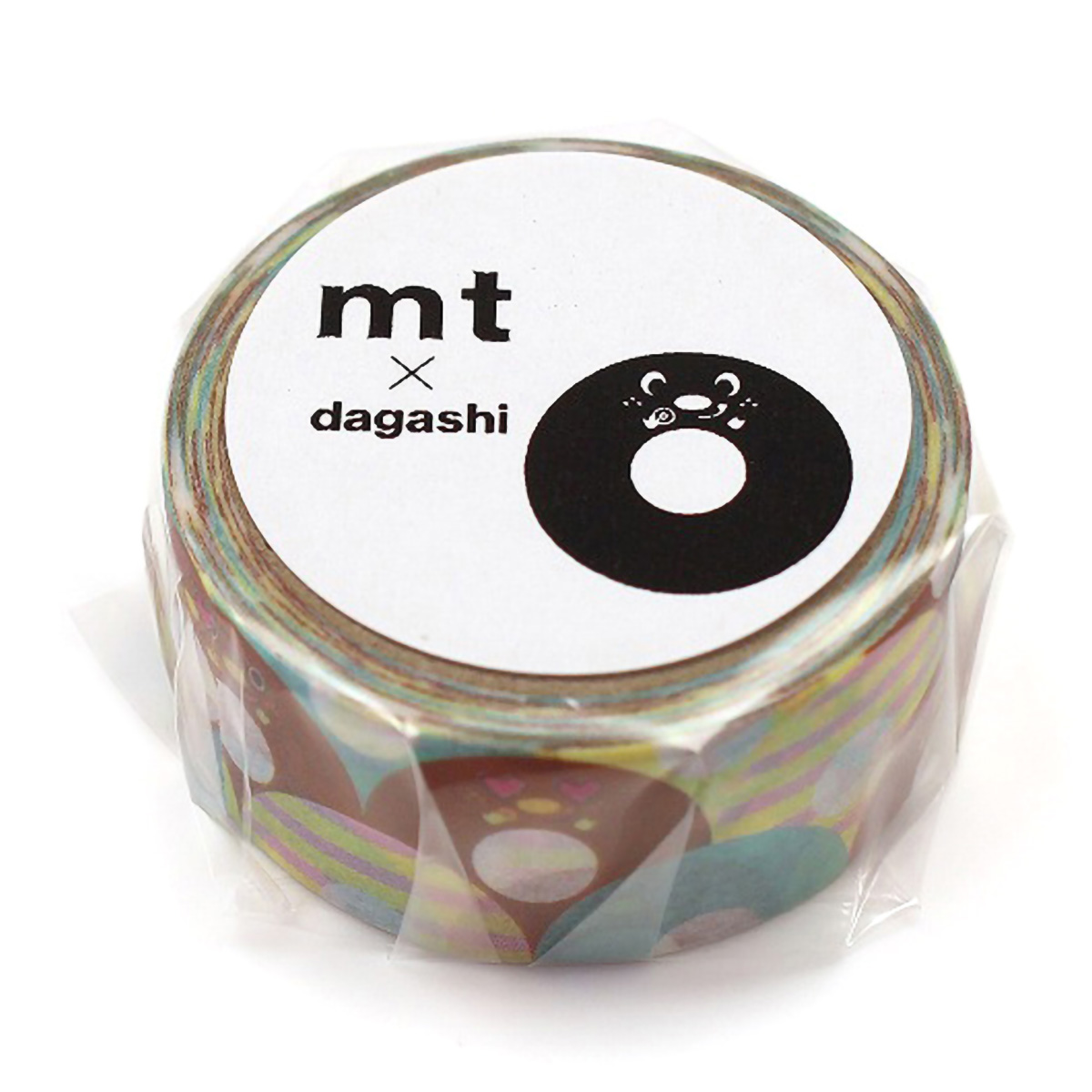 カモ井／マスキングテープ　ｍｔ×駄菓子　宮田製菓　カラフルサークル×ヤングくん　ＭＴＤＡＧＡ０２５