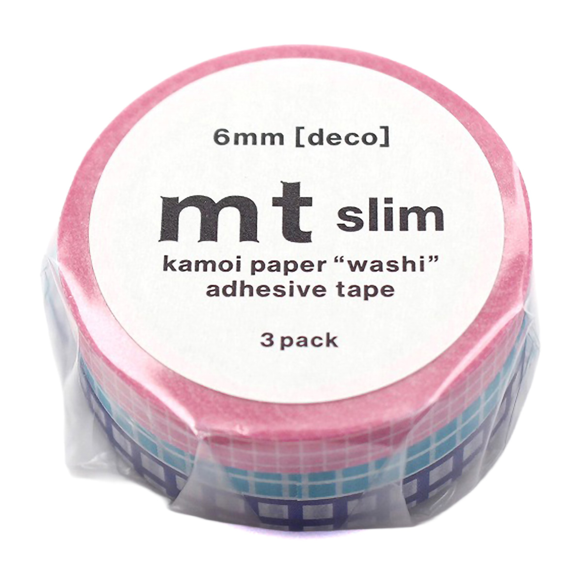 カモ井／マスキングテープ　ｍｔ　ｓｌｉｍ　ｄｅｃｏ　方眼　ＭＴＳＬＩＭ２６