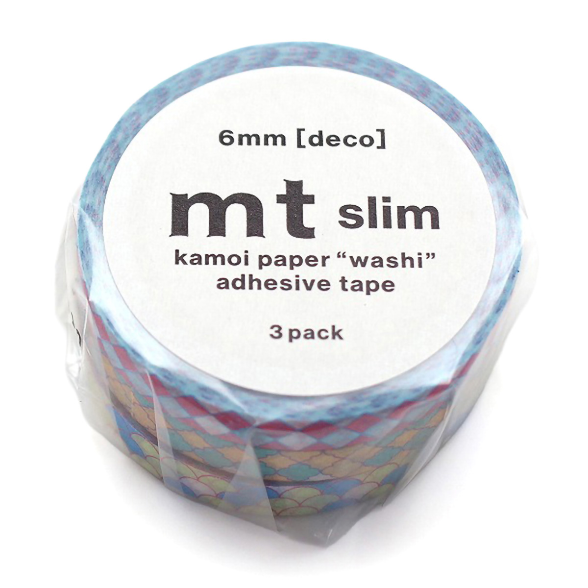 カモ井／マスキングテープ　ｍｔ　ｓｌｉｍ　ｄｅｃｏ　タイル　ＭＴＳＬＩＭ３０