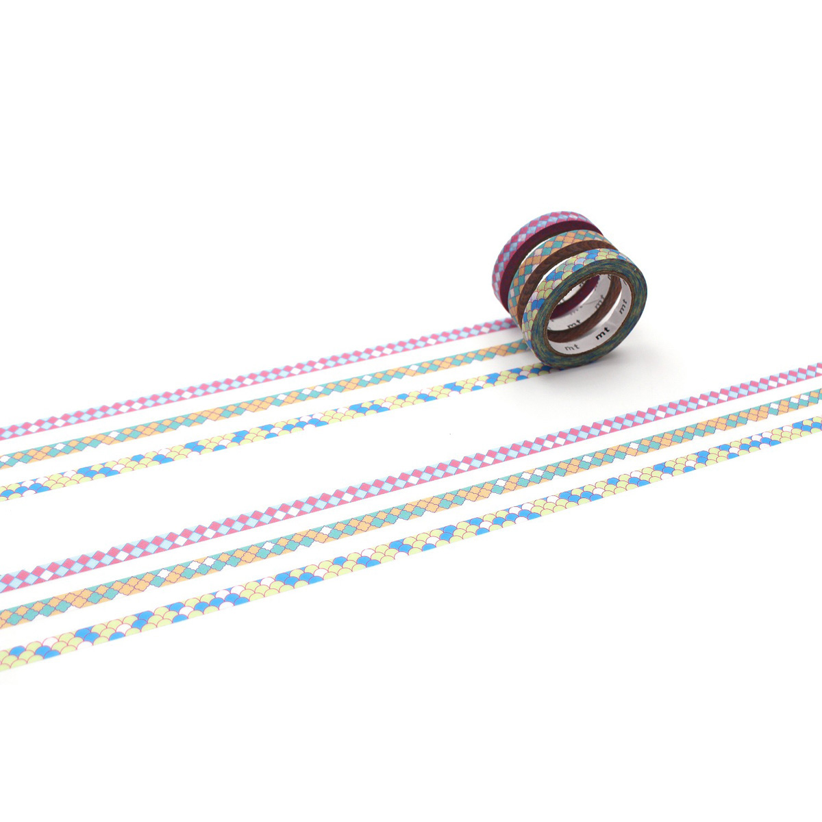 カモ井／マスキングテープ　ｍｔ　ｓｌｉｍ　ｄｅｃｏ　タイル　ＭＴＳＬＩＭ３０