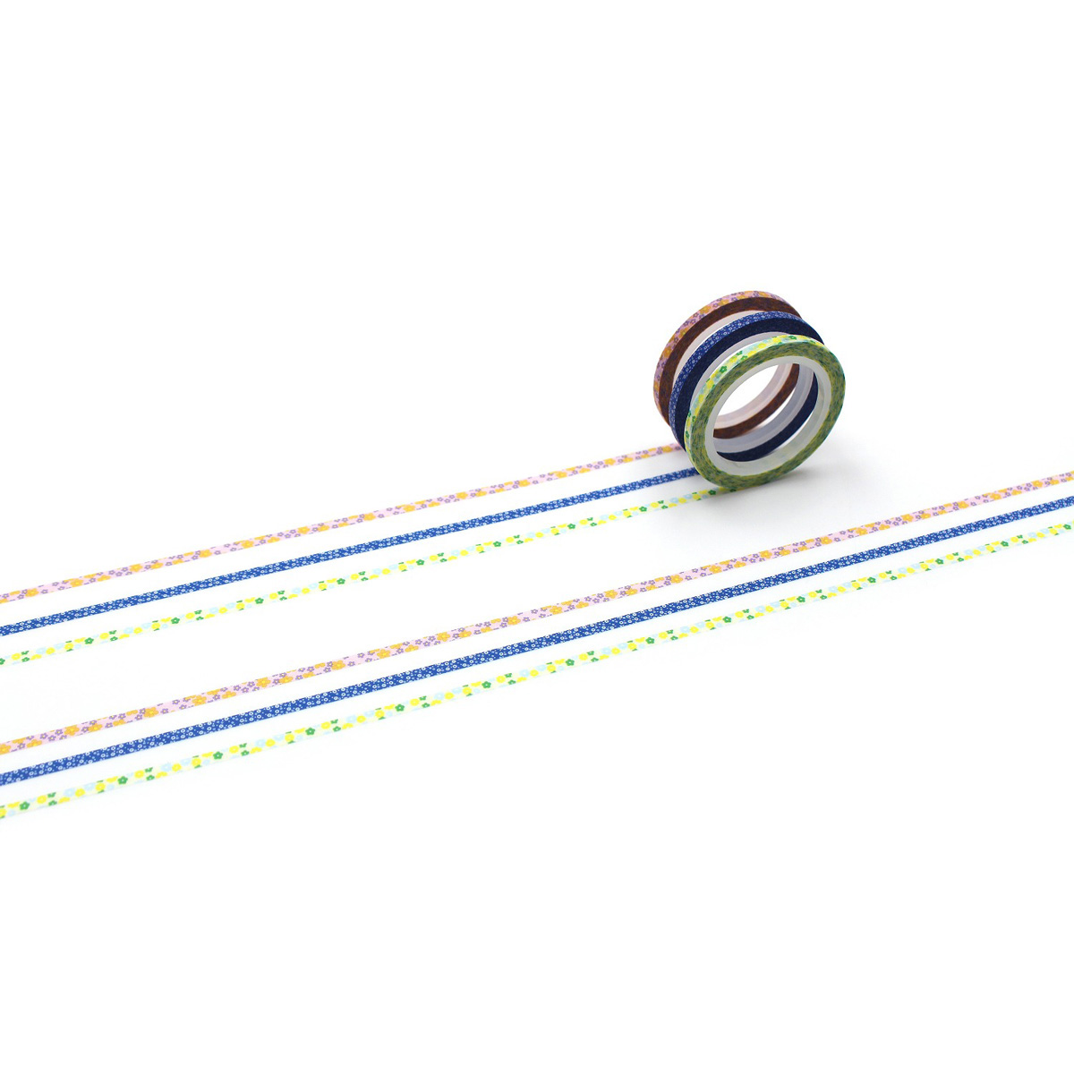 カモ井／マスキングテープ　ｍｔ　ｓｌｉｍ　３ｍｍ　花　ＭＴＳＬＩＭＳ１５