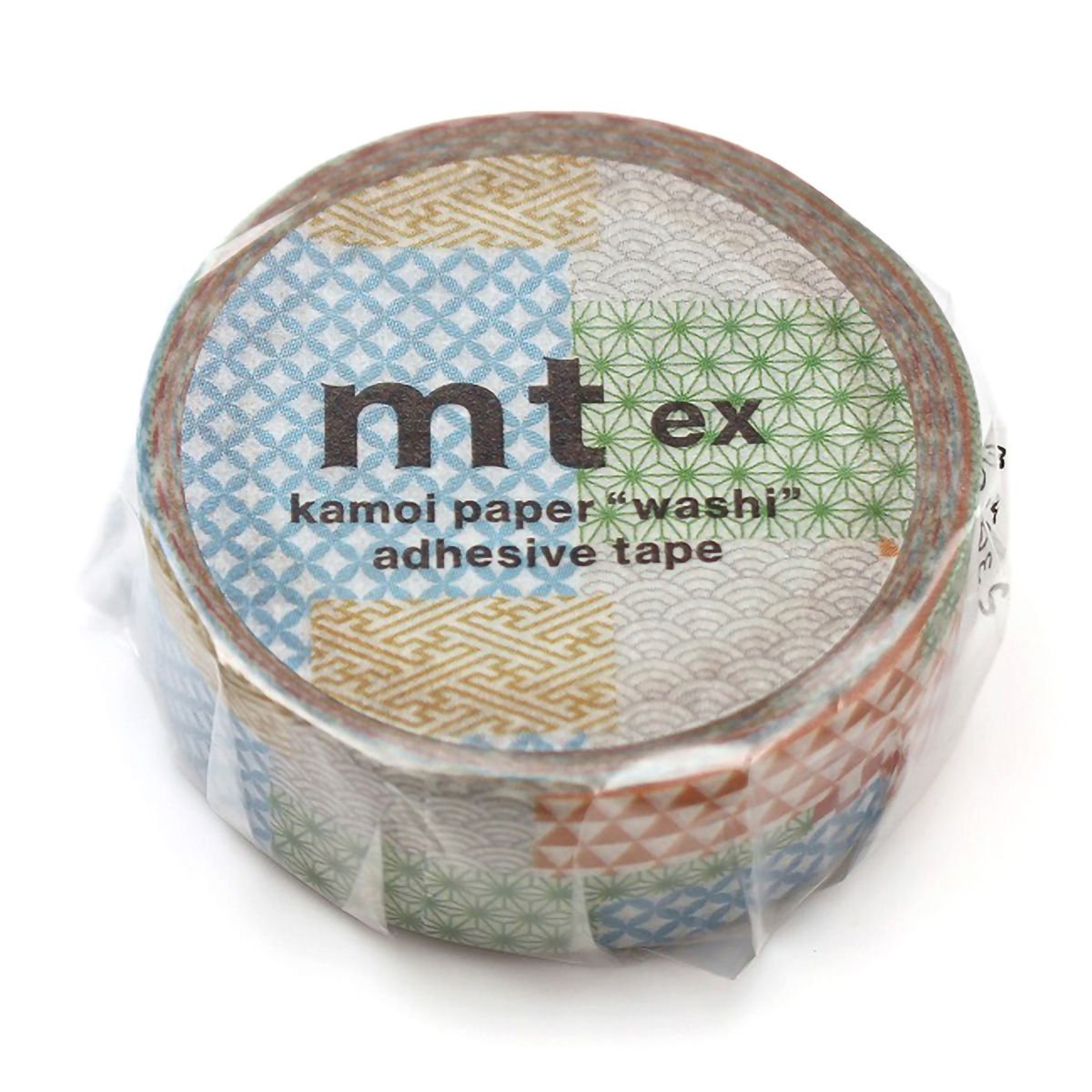 カモ井／マスキングテープ　ｍｔ　ｅｘ　和柄ミックスパターン　ＭＴＥＸ１Ｐ２２８