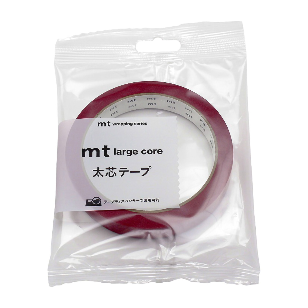 カモ井／マスキングテープ　ｍｔ　ｌａｒｇｅ　ｃｏｒｅ　和紙　臙脂　ＭＴ０１Ｌ０４６