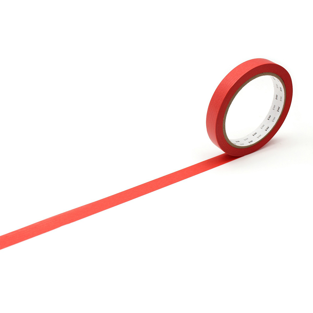 カモ井／マスキングテープ　ｍｔ　ｌａｒｇｅ　ｃｏｒｅ　和紙　朱赤　ＭＴ０１Ｌ０４９