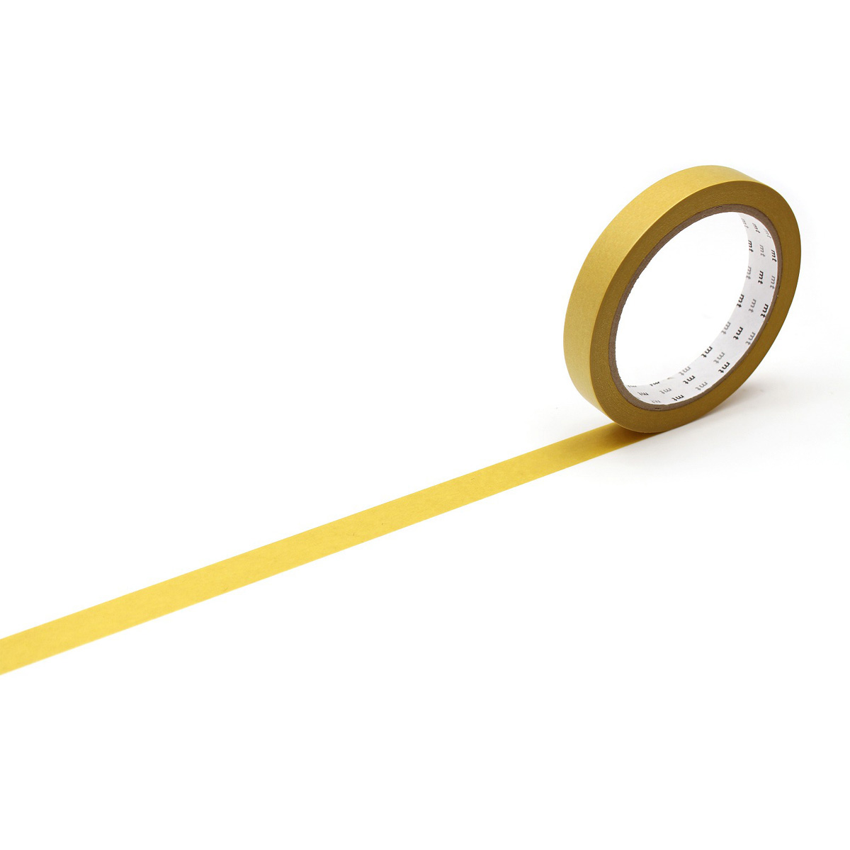 カモ井／マスキングテープ　ｍｔ　ｌａｒｇｅ　ｃｏｒｅ　和紙　マットマスタード　ＭＴ０１Ｌ０５１