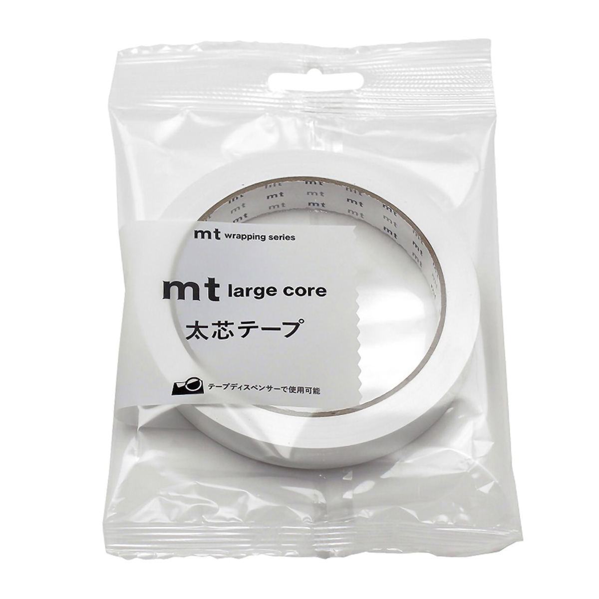 カモ井／マスキングテープ　ｍｔ　ｌａｒｇｅ　ｃｏｒｅ　和紙　マットホワイト　ＭＴ０１Ｌ０５６