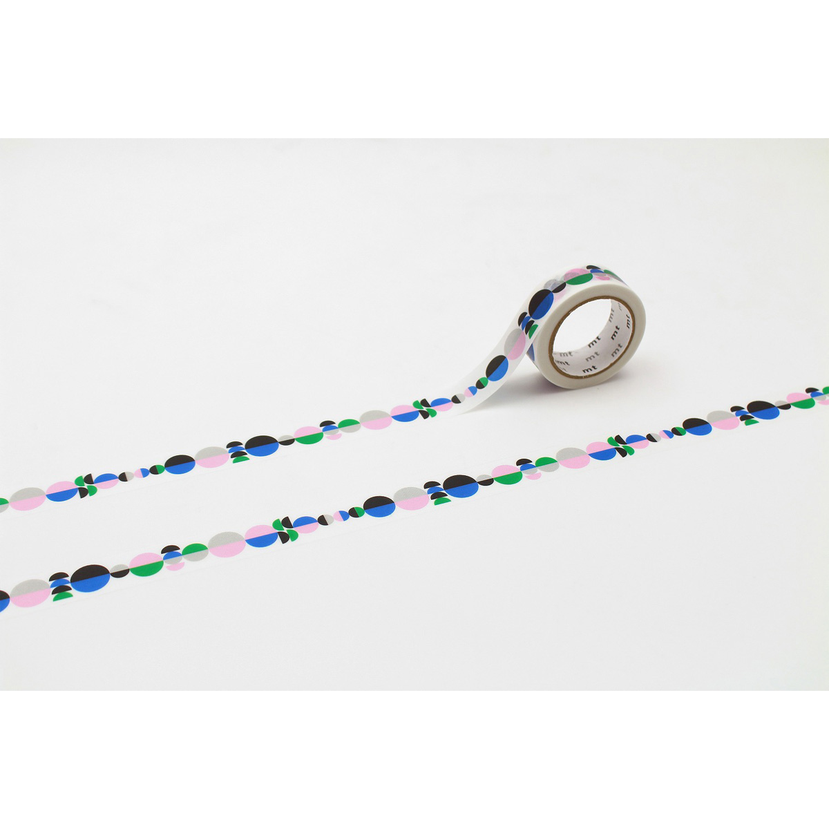 カモ井／マスキングテープ　ｍｔ　１Ｐ　ハーフサークル　ＭＴ０１Ｄ５６９