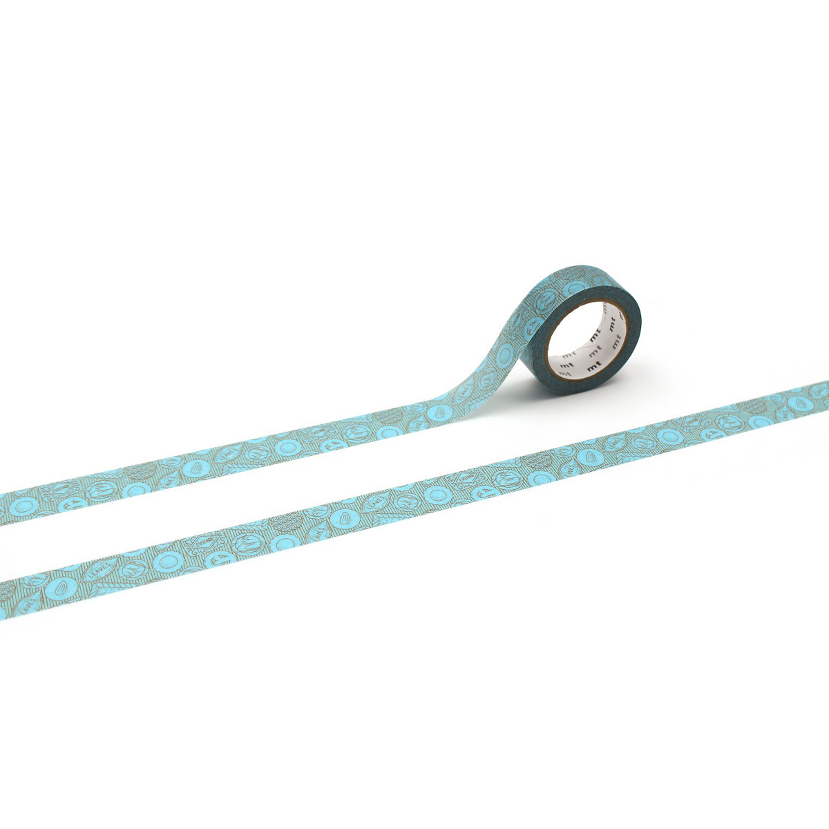 カモ井／マスキングテープ　ｍｔ　ｅｘ　ラインクッキー　ＭＴＥＸ１Ｐ２３５