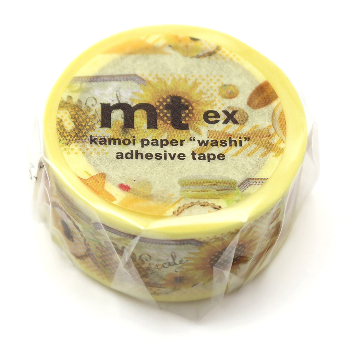 カモ井／マスキングテープ　ｍｔ　ｅｘ　カラーシリーズ・イエロー　ＭＴＥＸ１Ｐ２４１