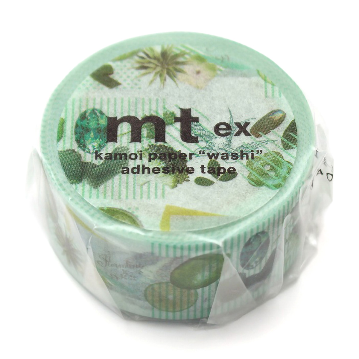 カモ井／マスキングテープ　ｍｔ　ｅｘ　カラーシリーズ・グリーン　ＭＴＥＸ１Ｐ２４２