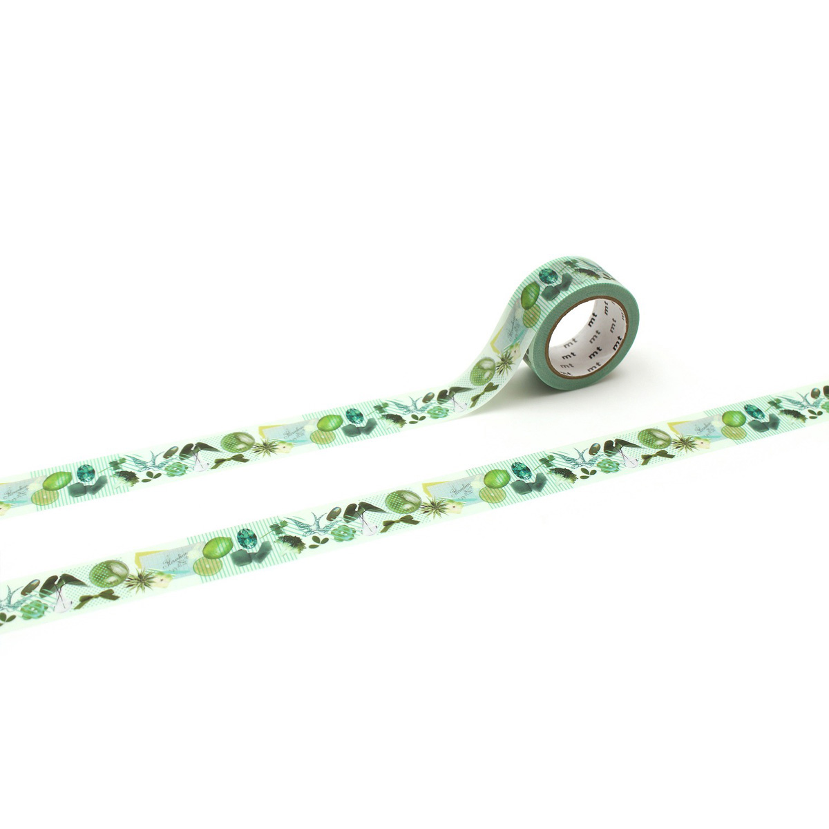 カモ井／マスキングテープ　ｍｔ　ｅｘ　カラーシリーズ・グリーン　ＭＴＥＸ１Ｐ２４２