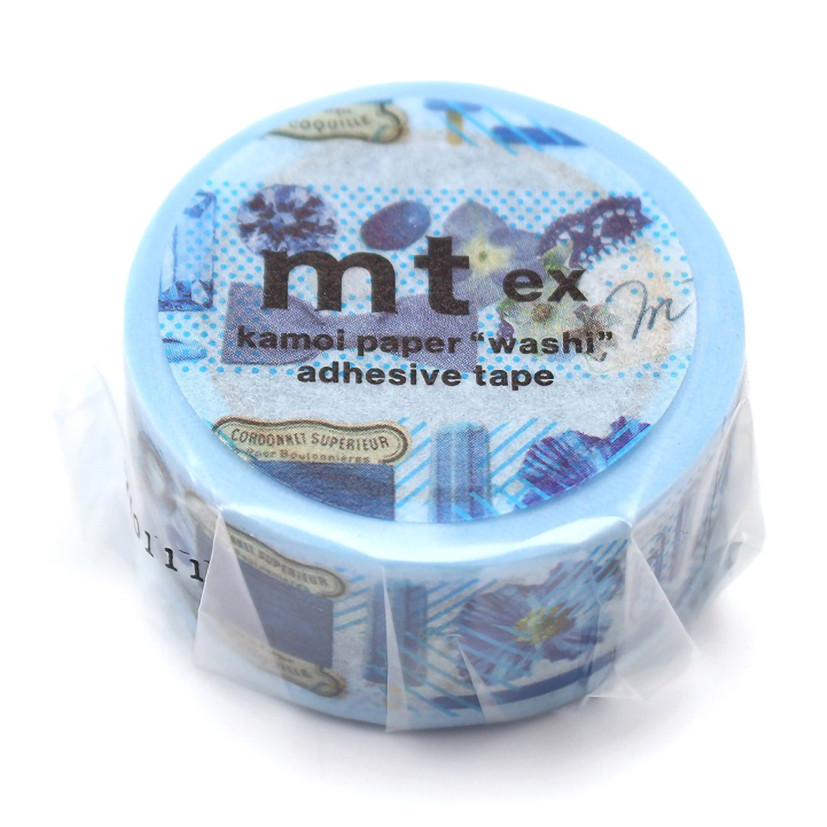 カモ井／マスキングテープ　ｍｔ　ｅｘ　カラーシリーズ・ブルー　ＭＴＥＸ１Ｐ２４３