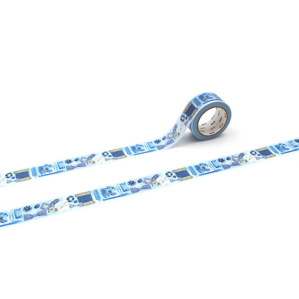 カモ井／マスキングテープ　ｍｔ　ｅｘ　カラーシリーズ・ブルー　ＭＴＥＸ１Ｐ２４３