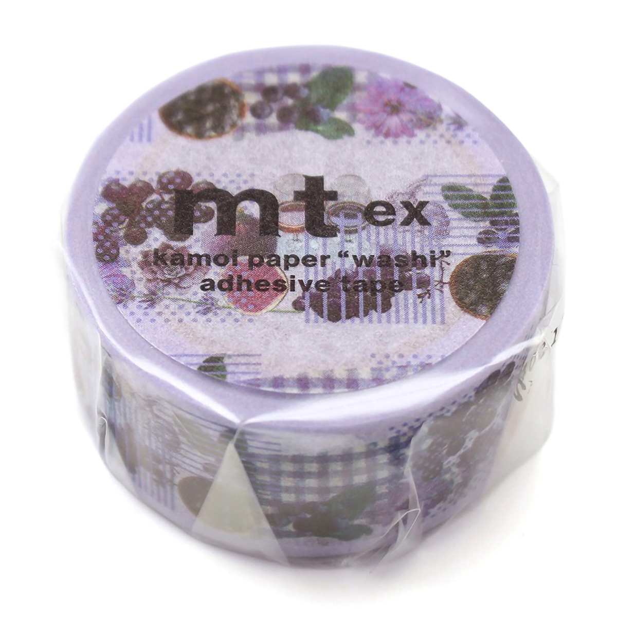 カモ井／マスキングテープ　ｍｔ　ｅｘ　カラーシリーズ・パープル　ＭＴＥＸ１Ｐ２４４