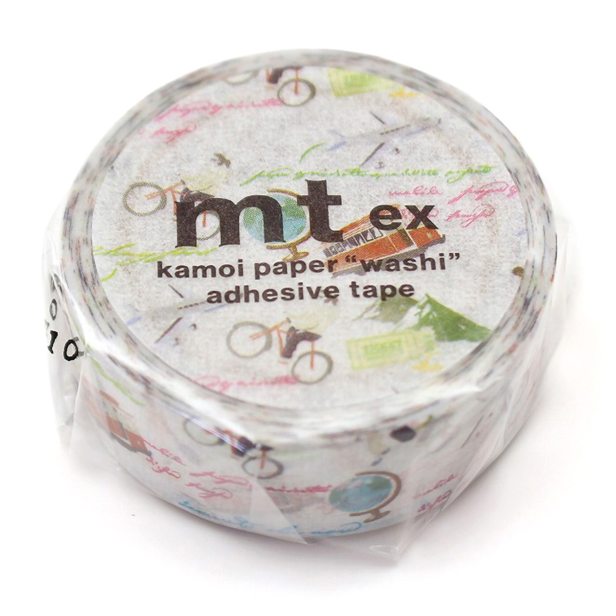 カモ井／マスキングテープ　世界の言葉とイラスト　ＭＴＥＸ１Ｐ２４５