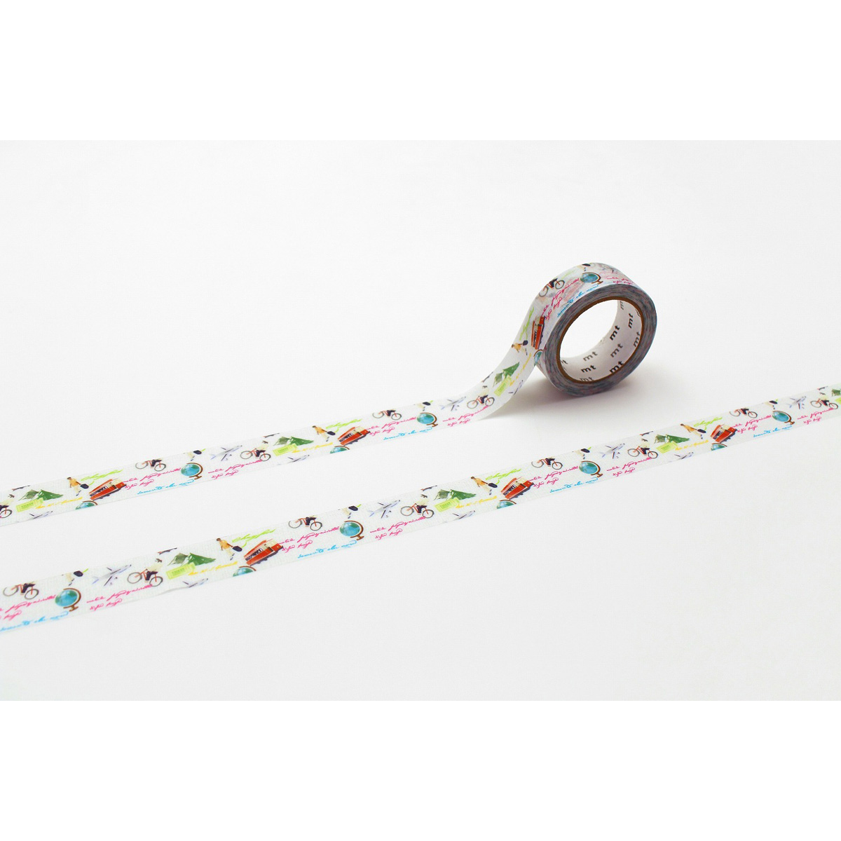 カモ井／マスキングテープ　世界の言葉とイラスト　ＭＴＥＸ１Ｐ２４５